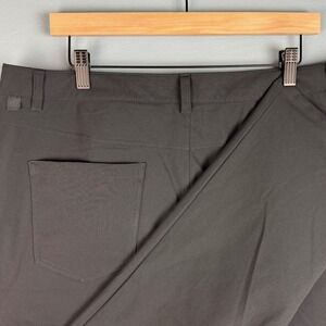 Lululemon ABC Relaxed Fit Pants Men's 36x33 Gray Commuter Performance Trousers
